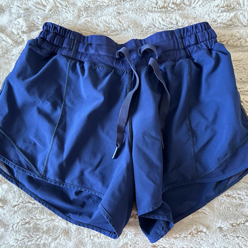 Blue lululemon shorts